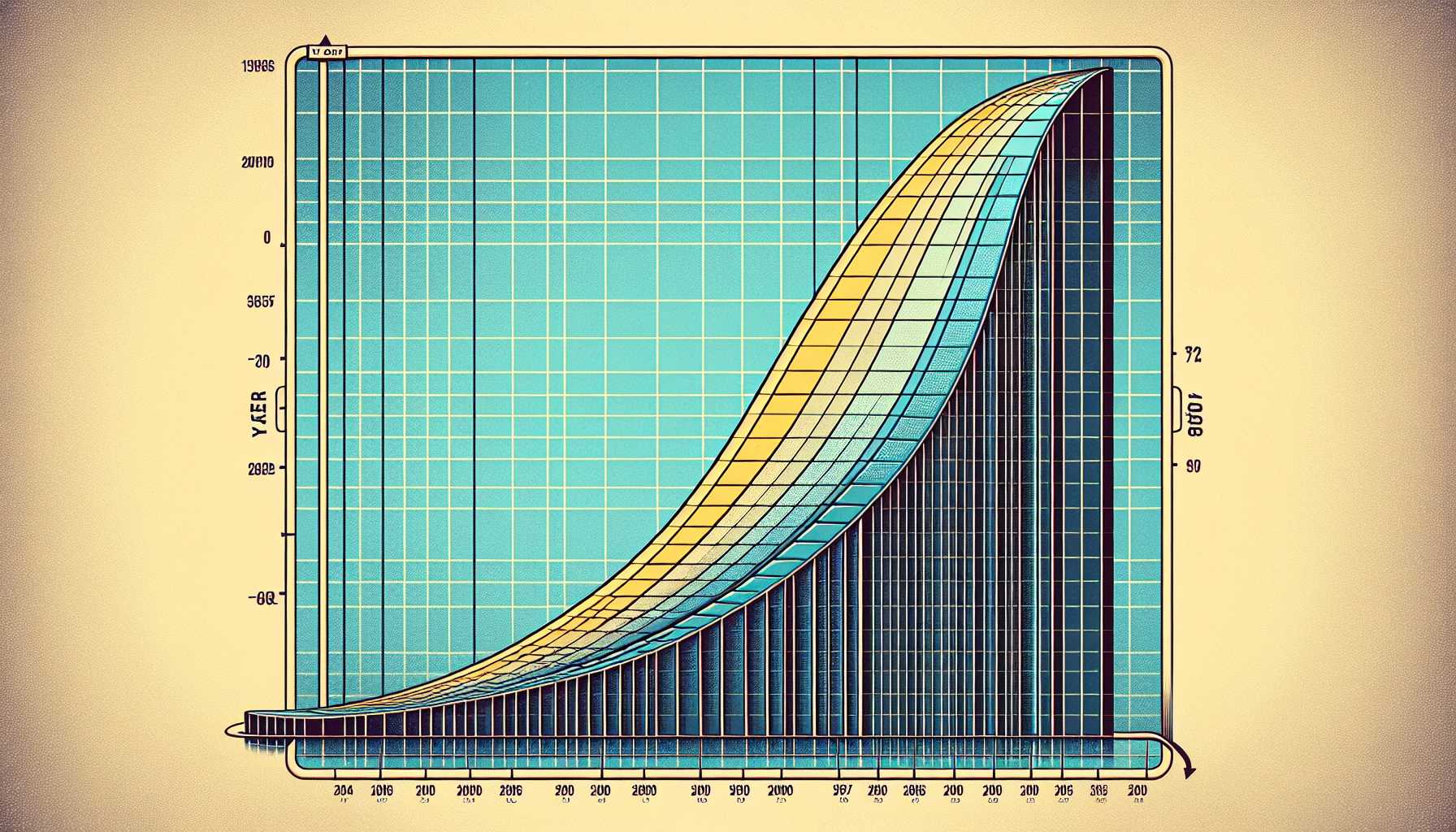 a graph showing exponential growth in mobile phone production in India