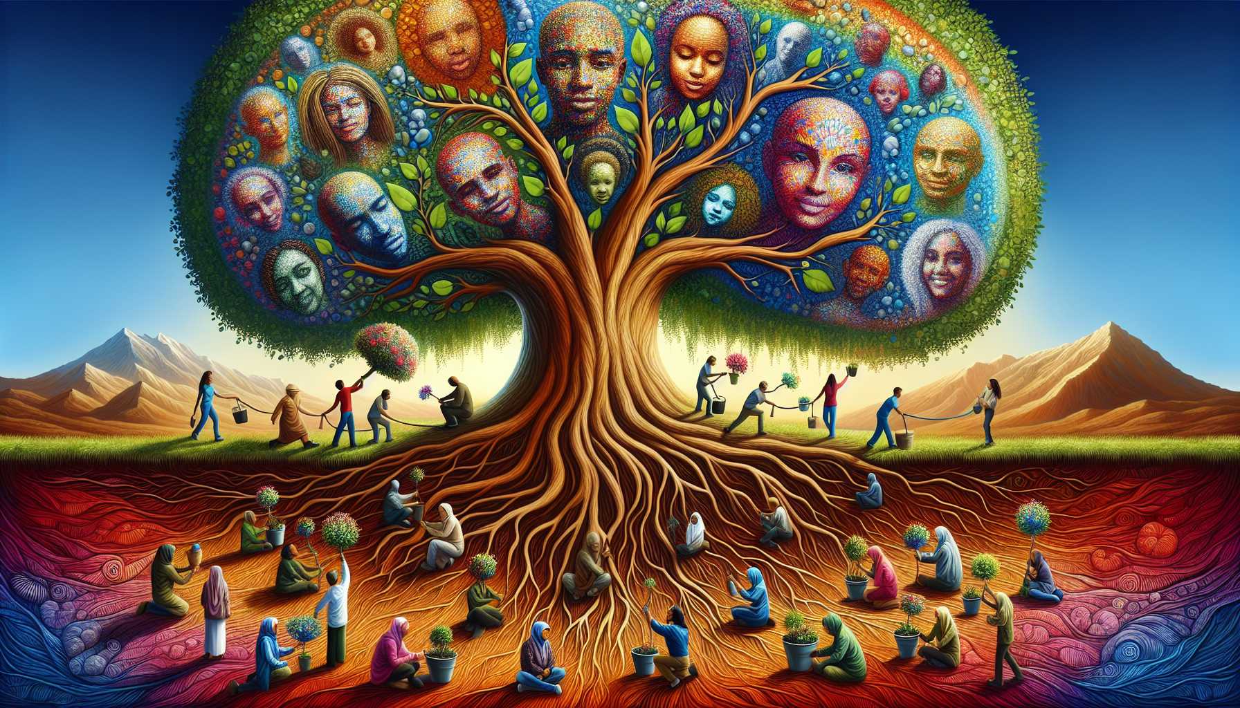 an image showing interconnectedness of human and planetary health