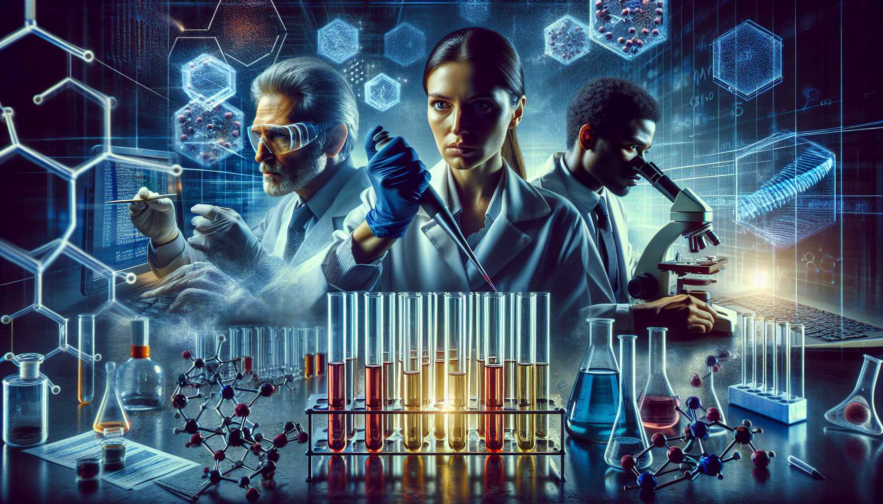 a depiction of drug discovery