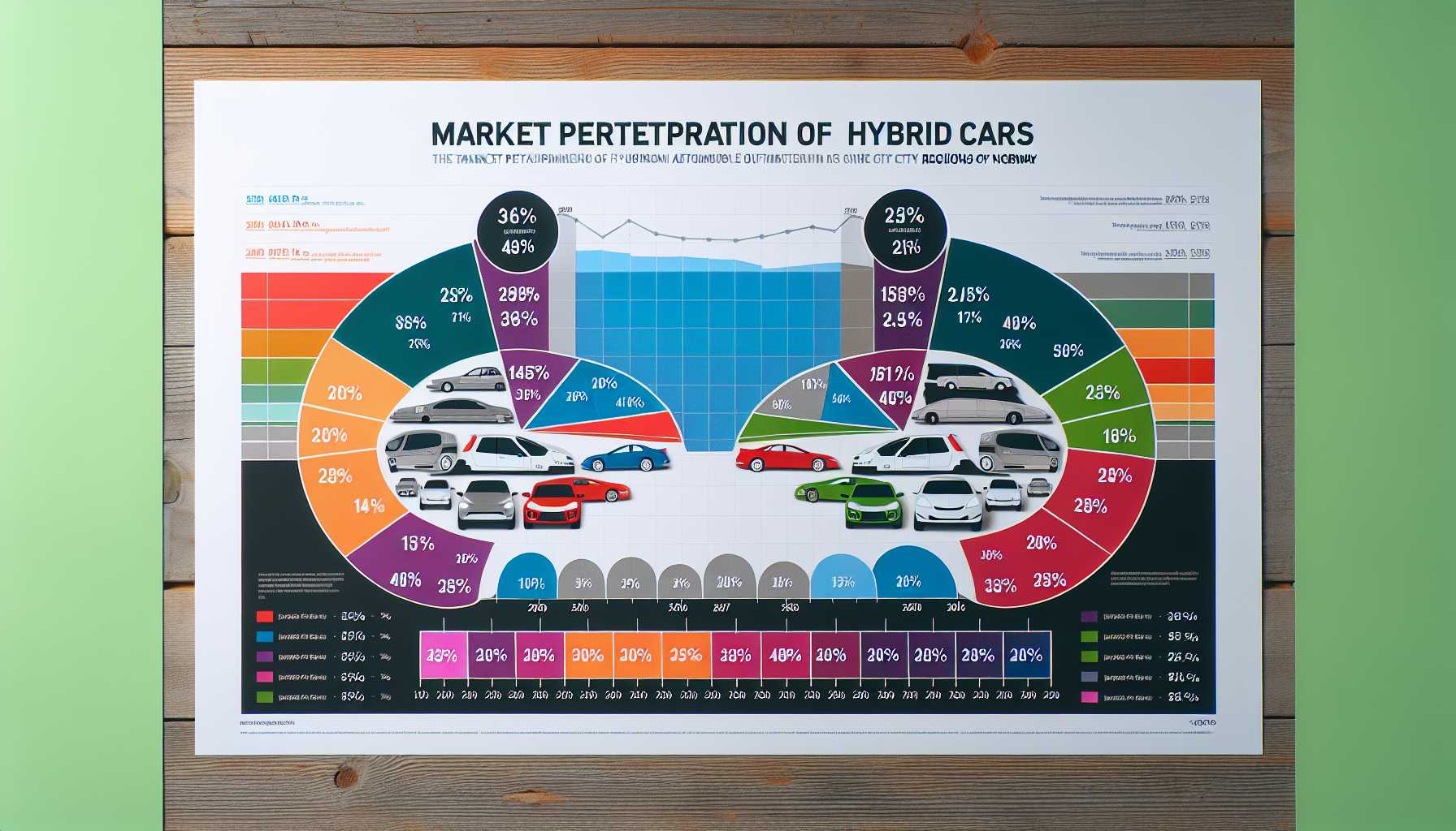 Market Share of Hybrid Cars in Urban Areas of Norway