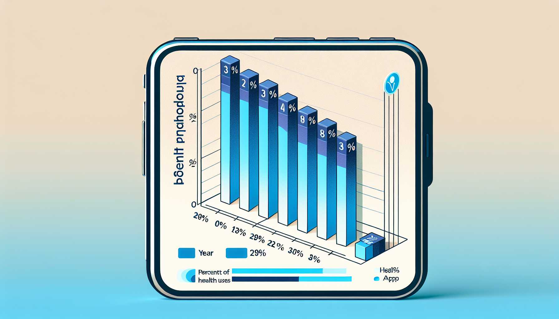 a graph showing the percentage of smartphone users in China who use health-related apps