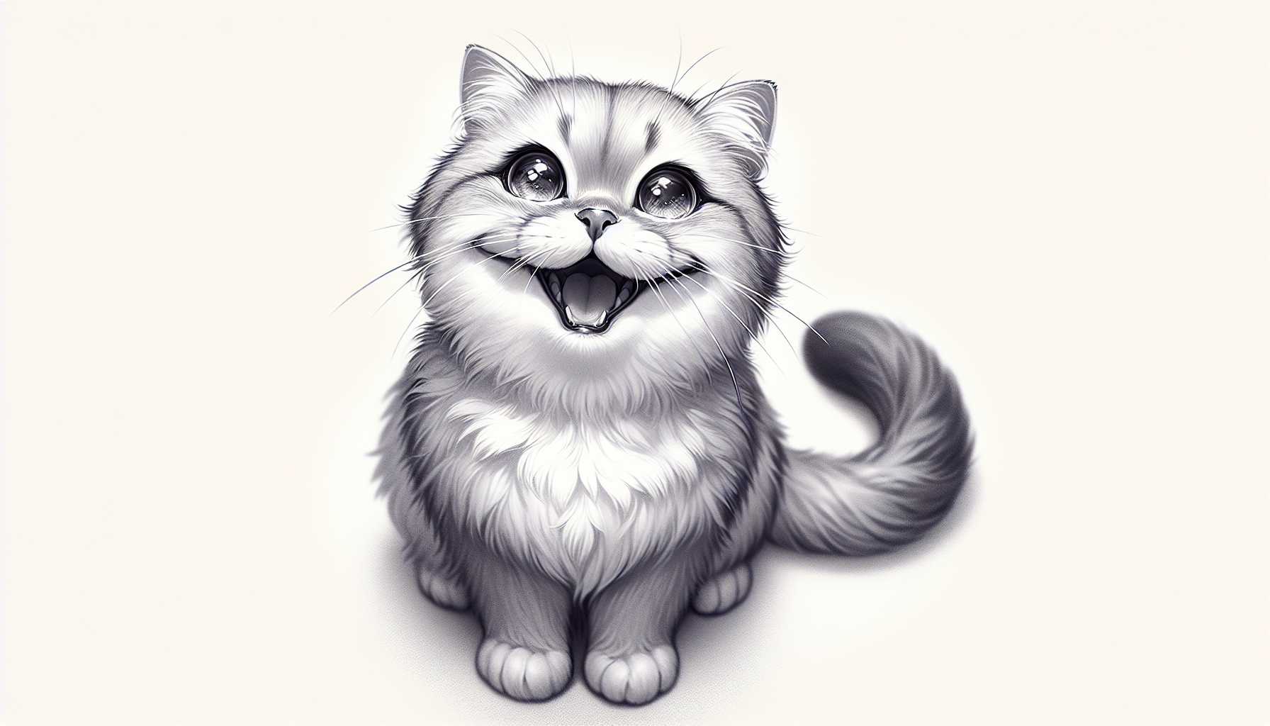 A happy cat