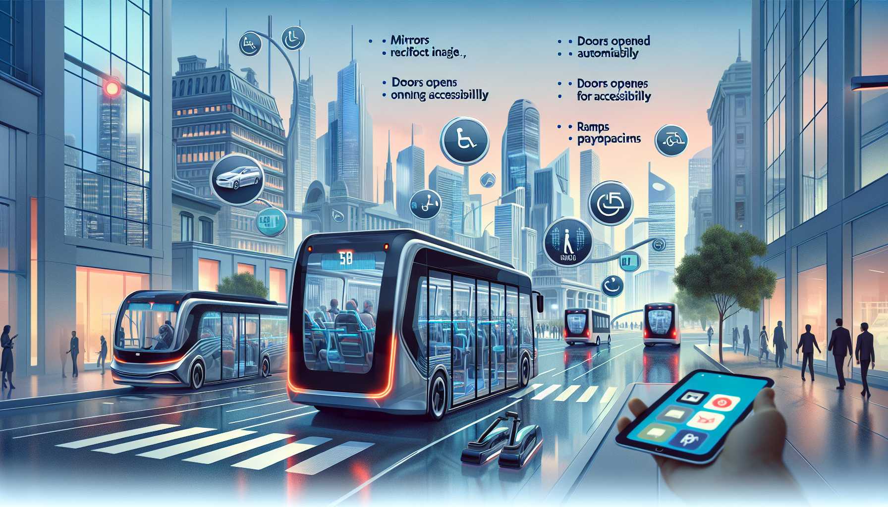 Advanced paratransit vehicles and ride-hailing services integrating with modern technology