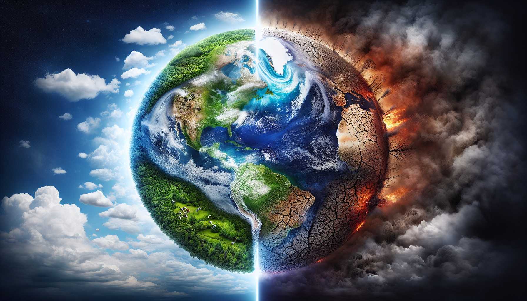 Climate change impact on Earth