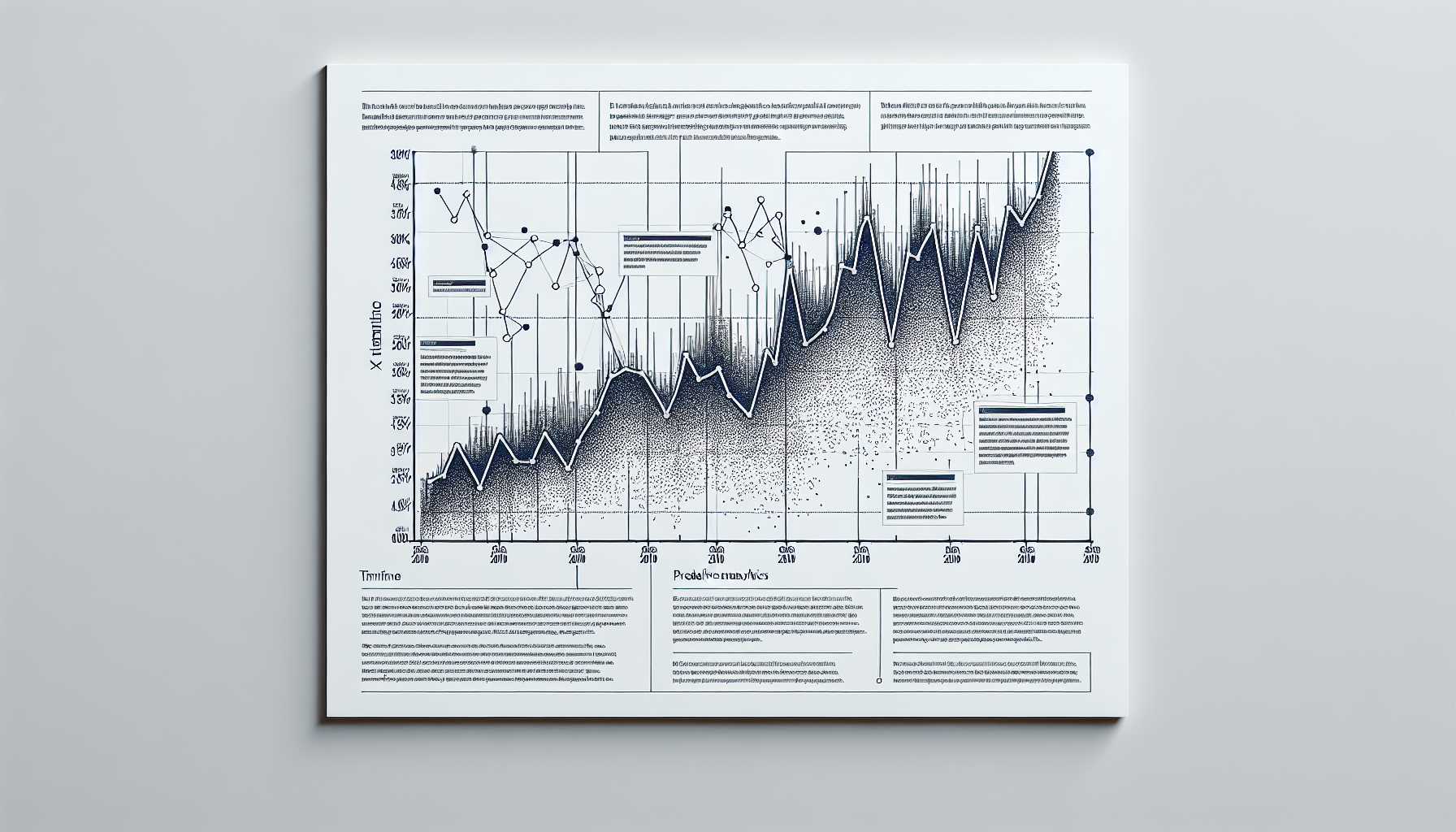 Graph showing the growth of AI adoption in businesses for predictive analytics