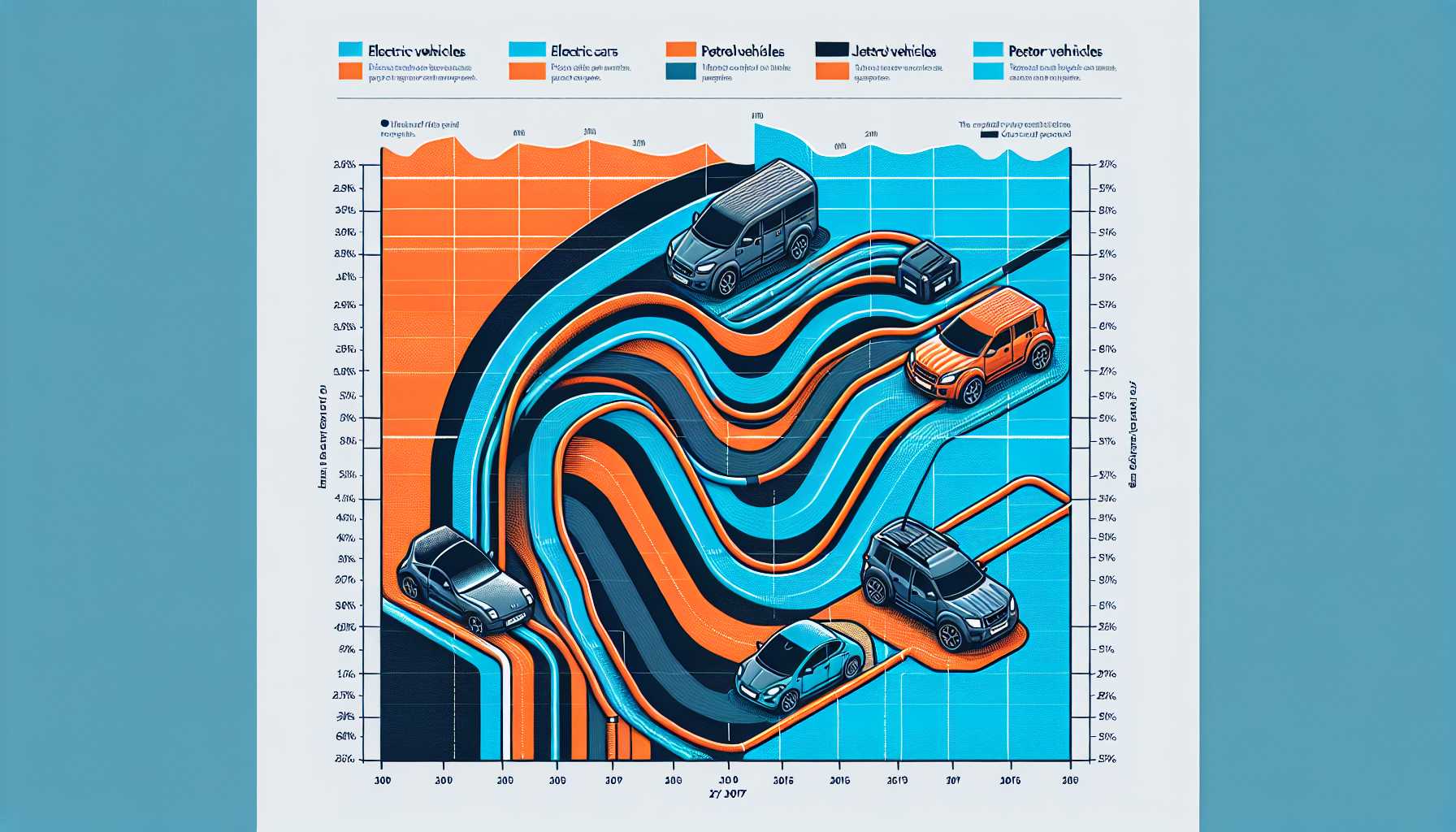 Market share of electric vs. petrol cars in Jersey