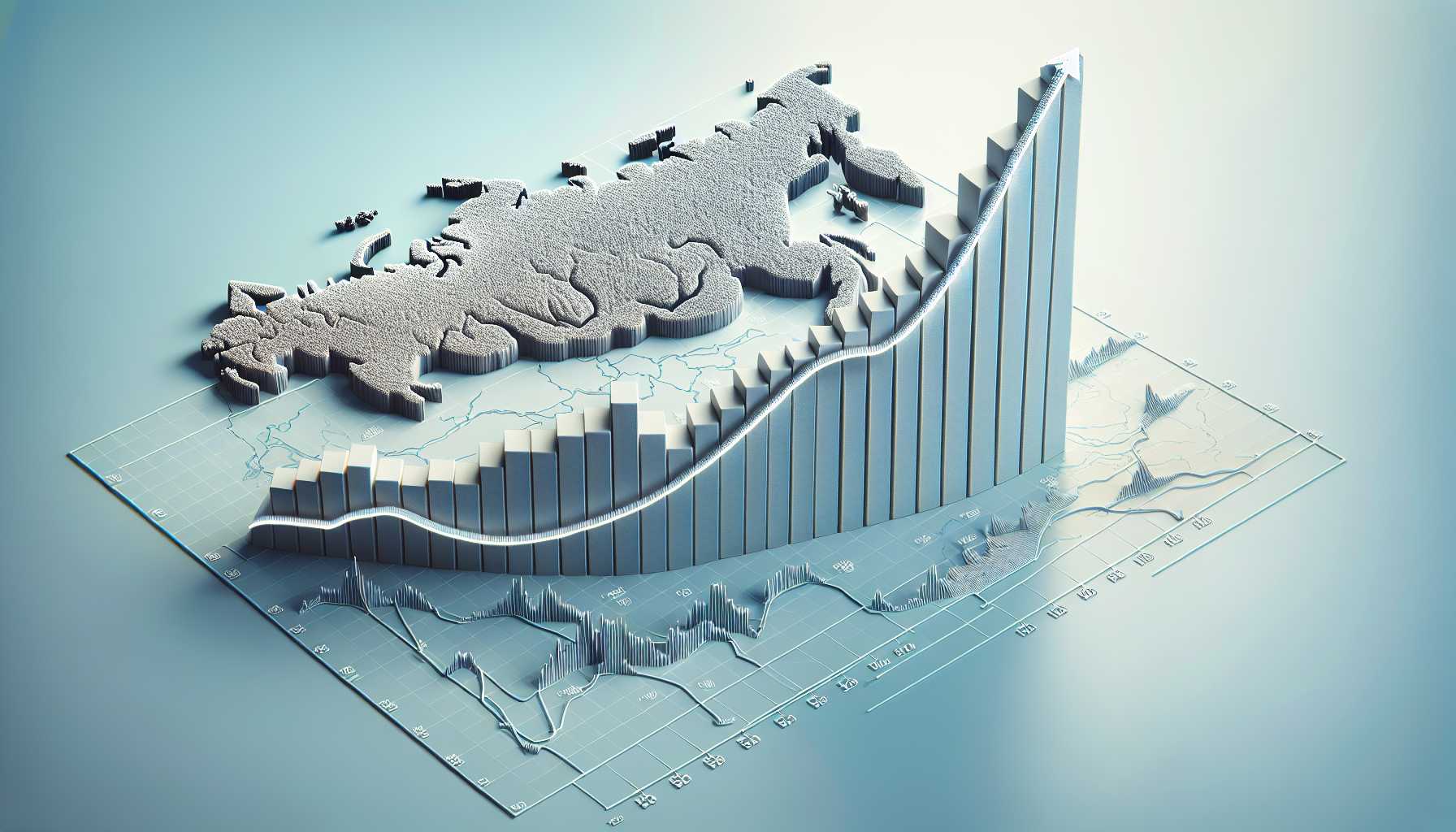 A graph showing the growth of digital marketing in Krasnoyarsk Krai