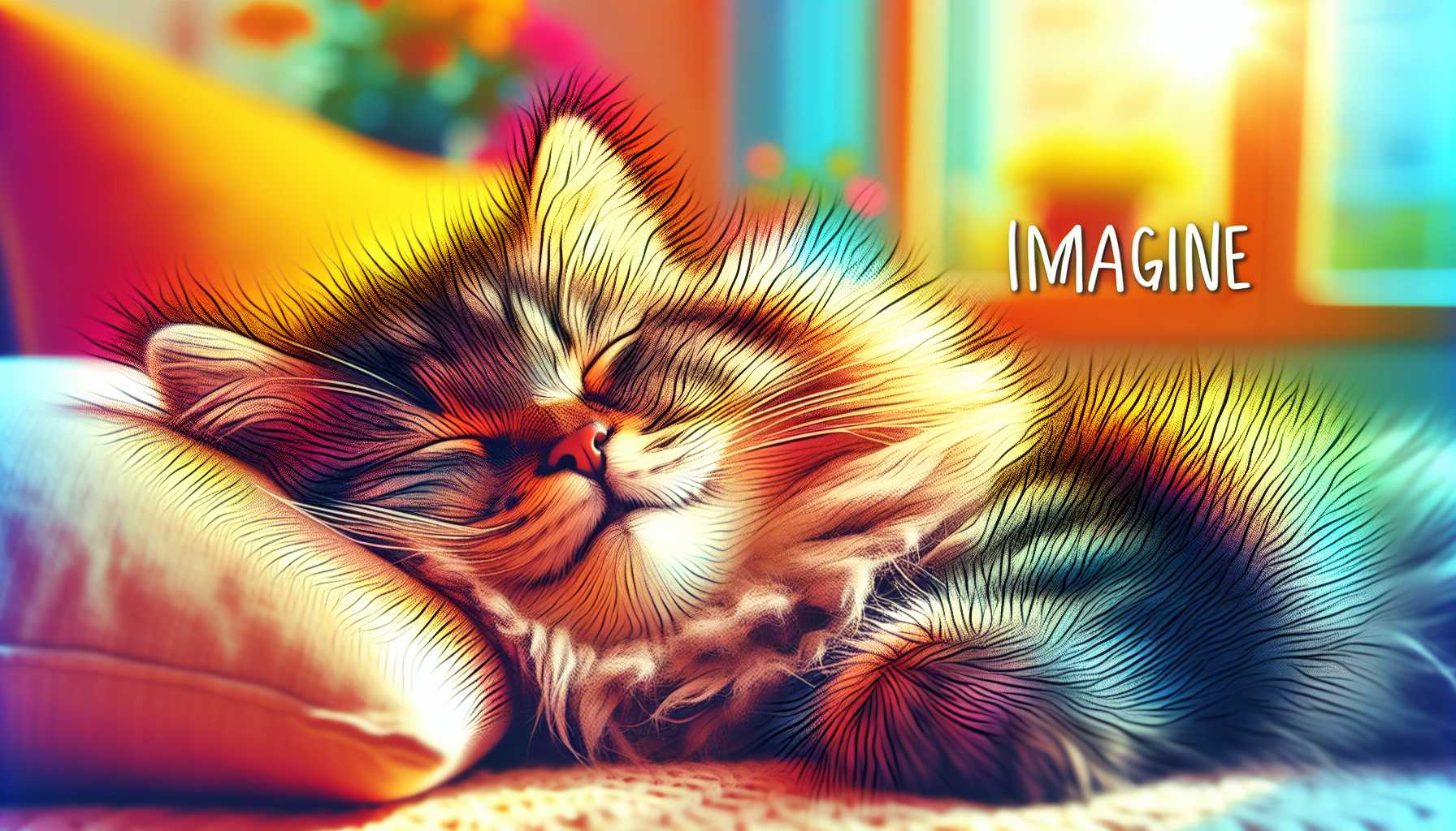 a happy cat