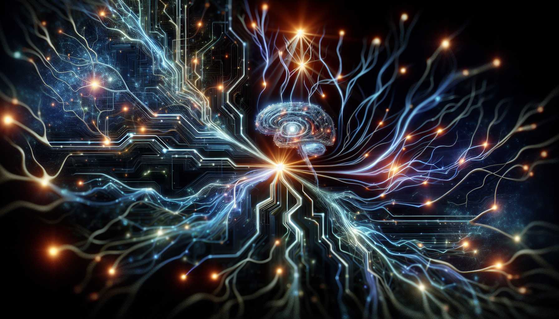 a network of AI systems interconnected with human neural pathways