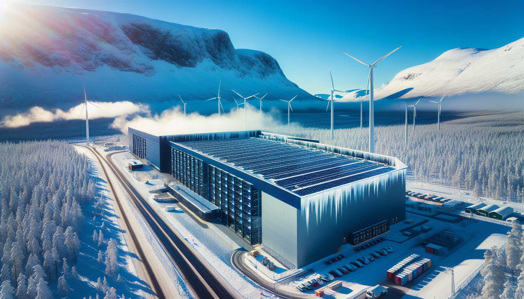 A data center in Sweden powered by renewable energy