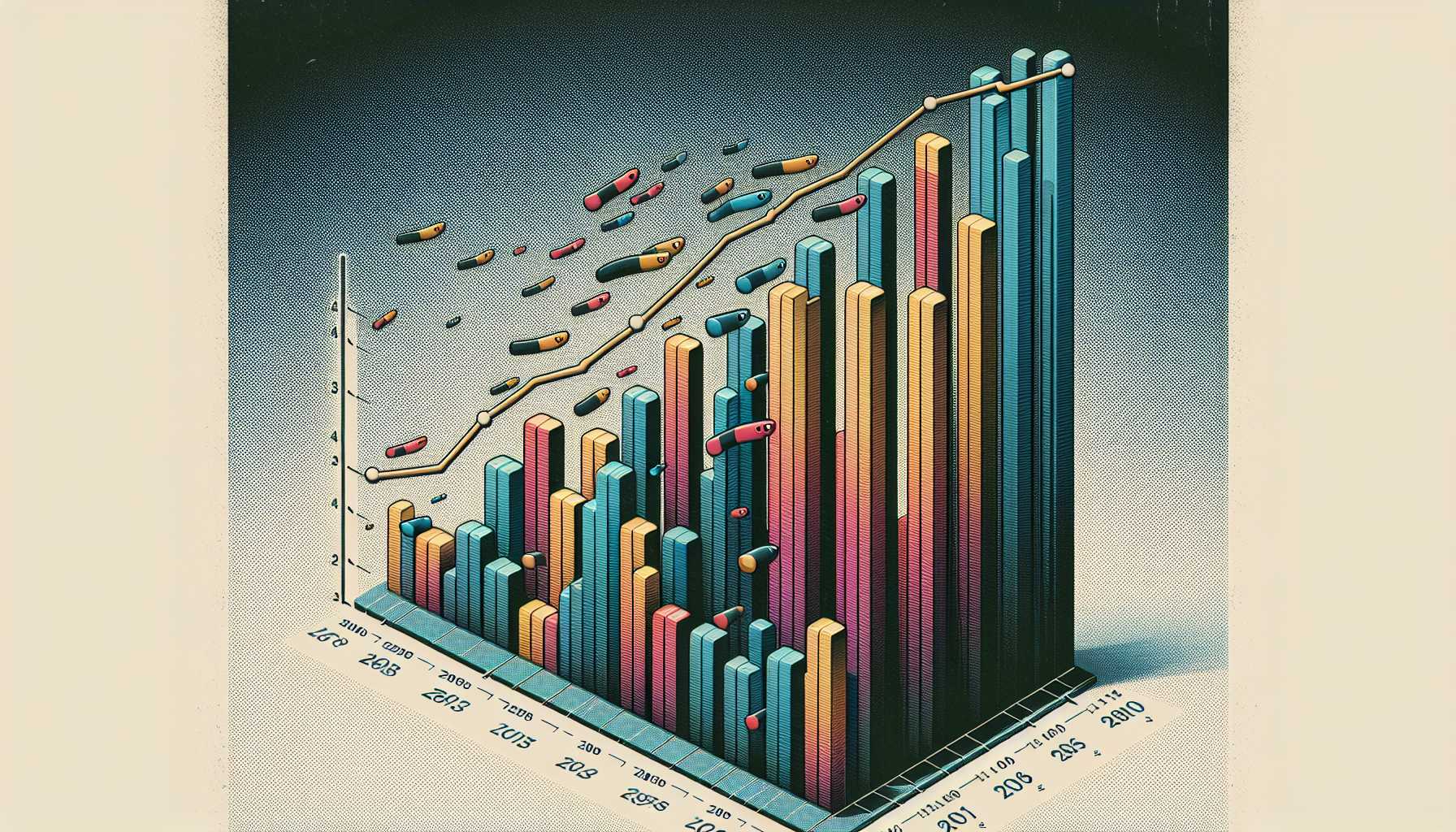 Graph showing the increase in phishing attacks in Italy