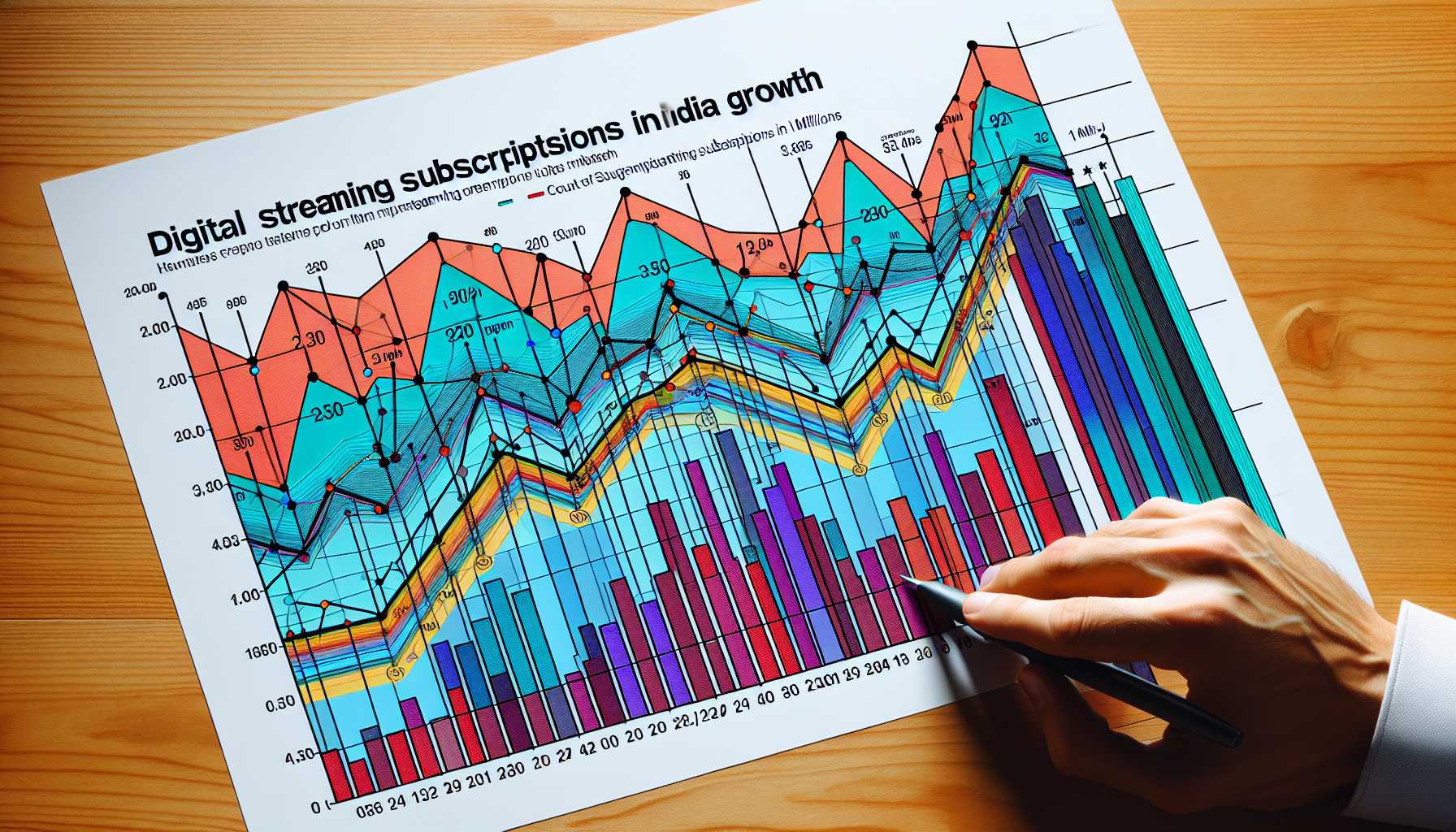 Growth of digital streaming subscriptions in India