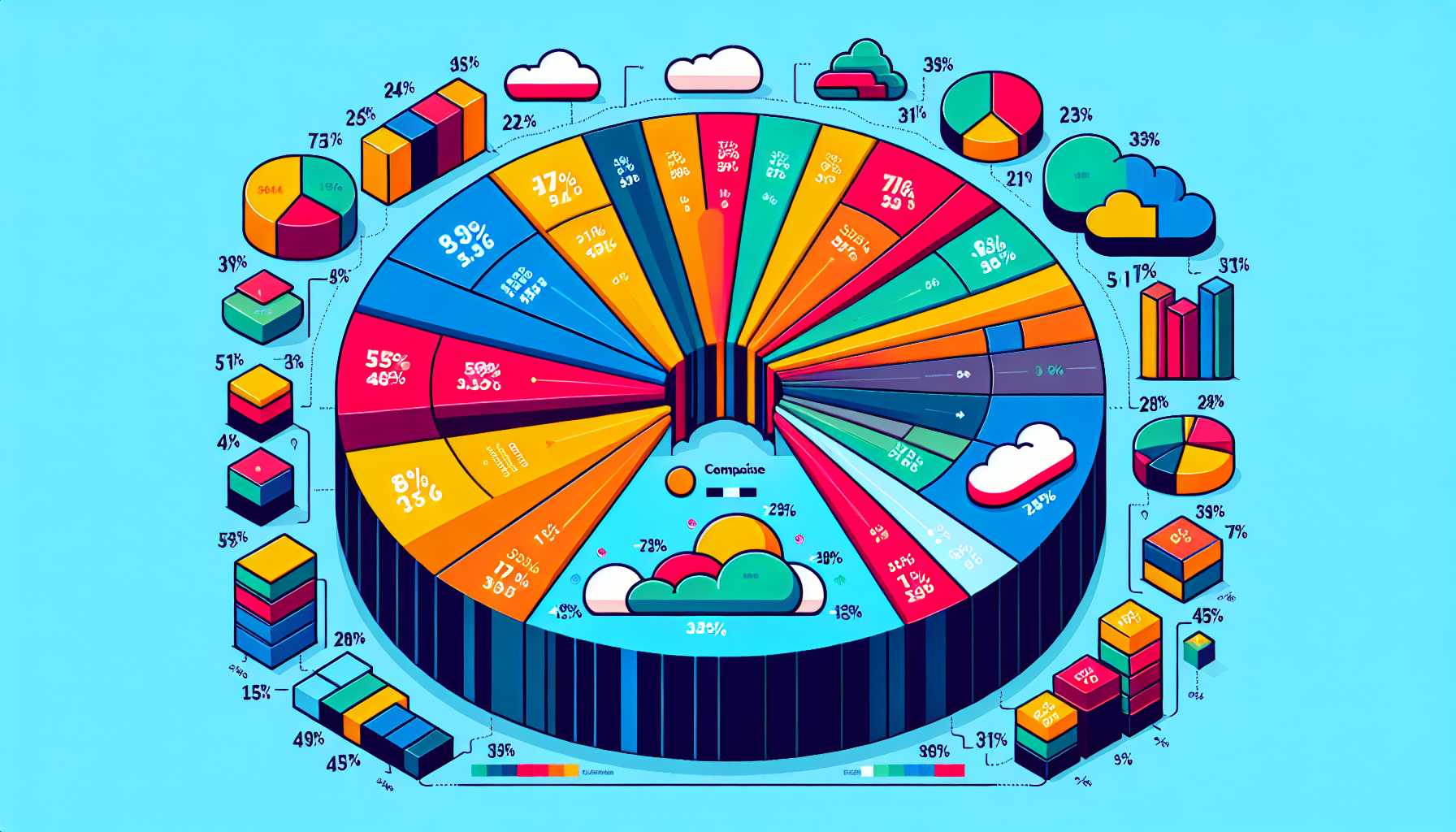 Market share of different cloud service providers in Brazil