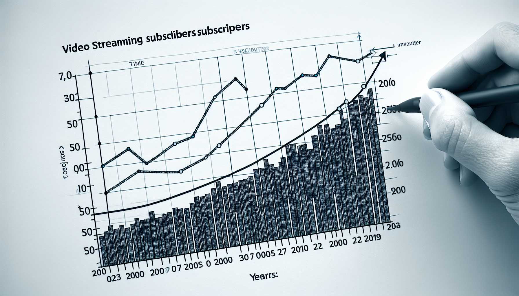 Growth of video streaming subscribers in France