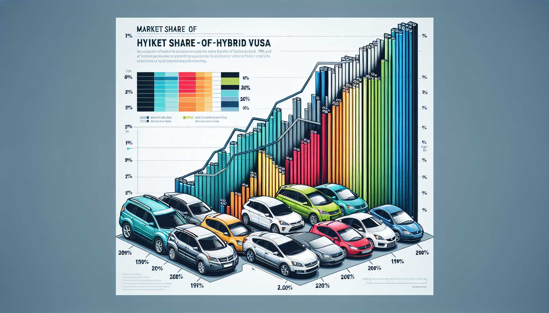 Market Share of Hybrid Vehicles in the USA