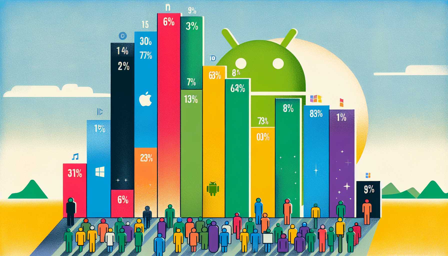 Mobile Operating System Market Share in Brazil