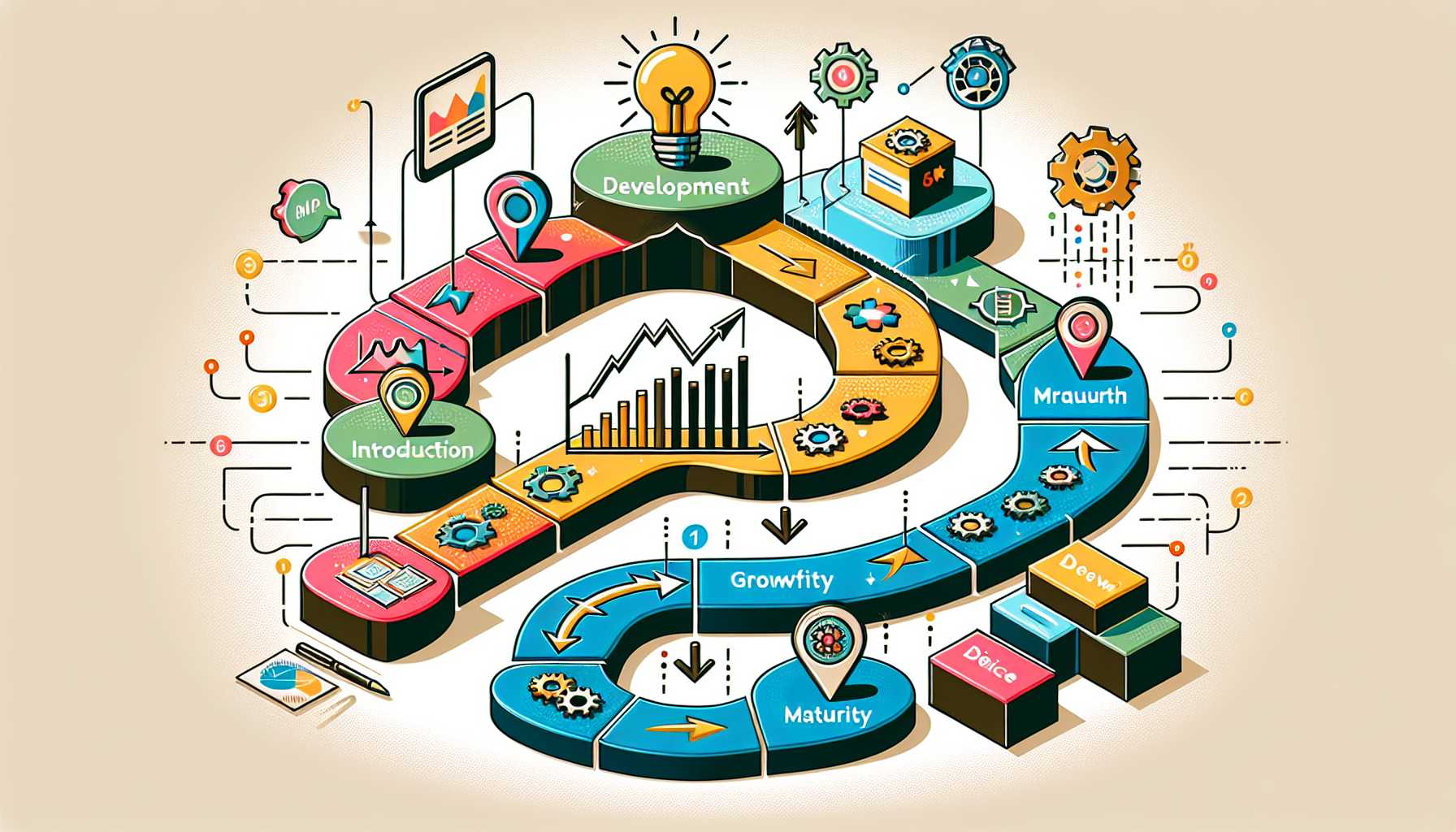 product lifecycle management chart for tech industry