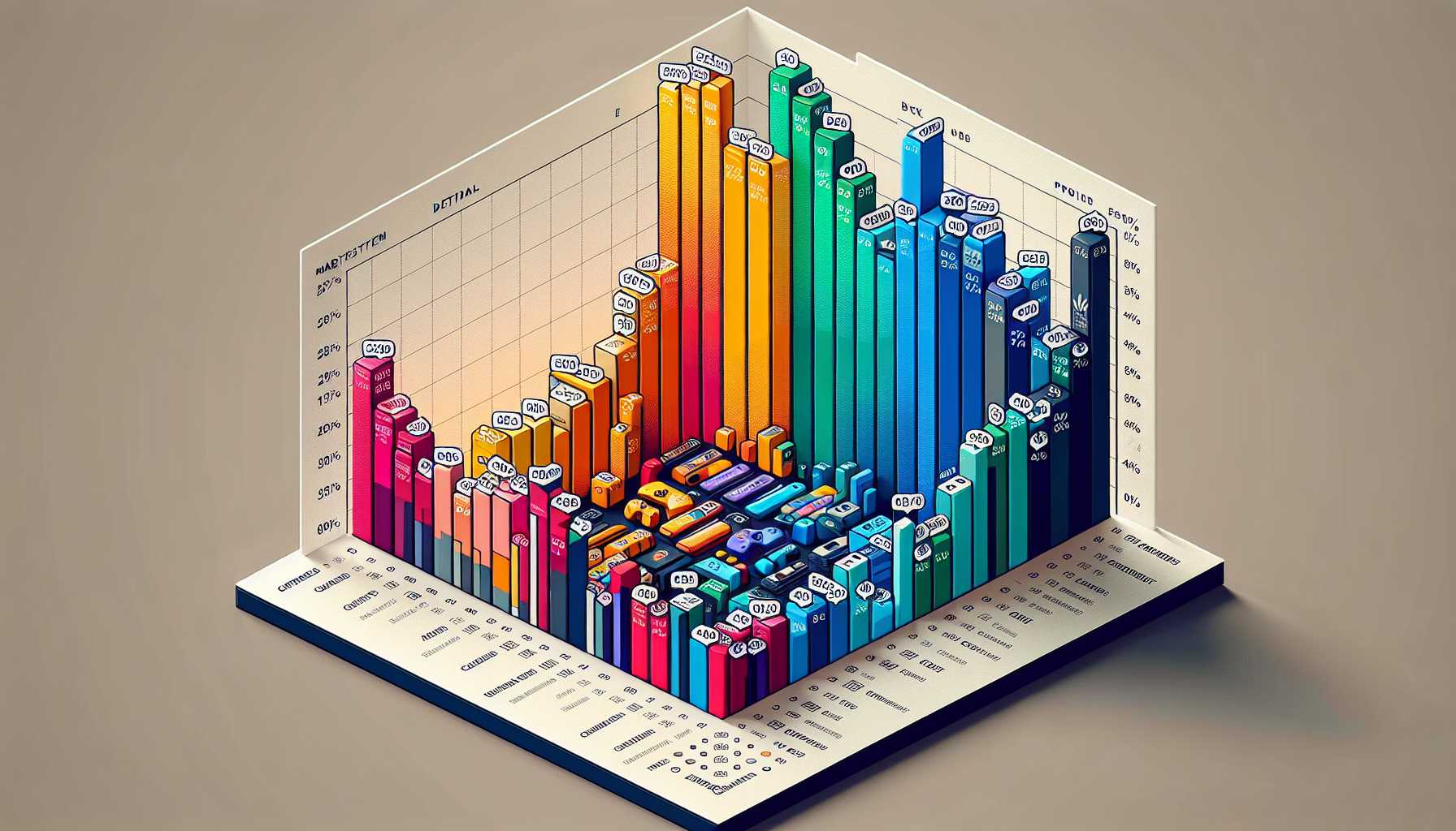 a bar chart showing the market share of different gaming platforms in the UK