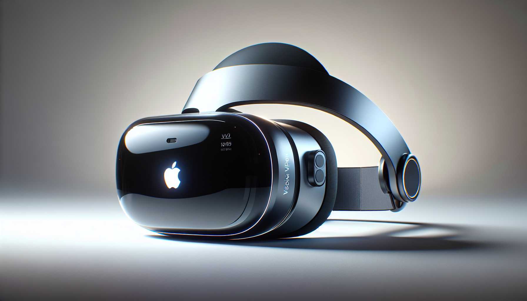 Apple Vision Pro headset on light background