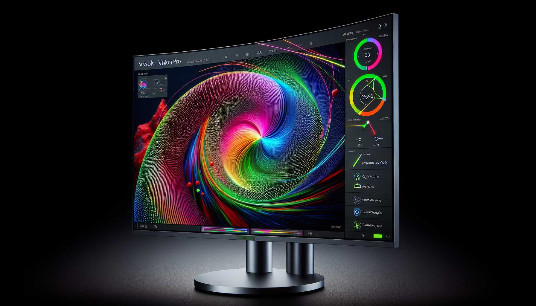 Close-up of the Apple Vision Pro showcasing its high-resolution 4K micro-OLED displays and precision hand and eye tracking technology