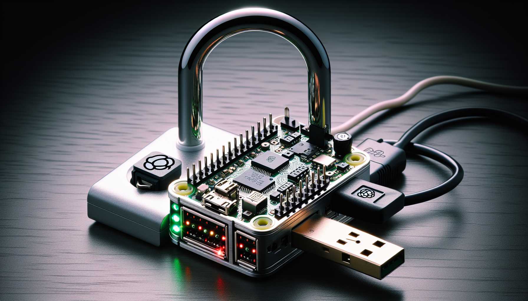 Raspberry Pi Pico as a lockpick on a digital lock